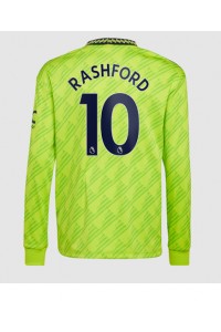 Manchester United Marcus Rashford #10 Fotballdrakt Tredje Klær 2022-23 Lange ermer